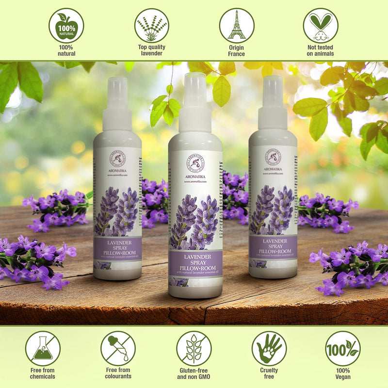 Lavender Aromatic Spray 250 Ml For Air Flavoring - Lavender Pillow Spray - Relaxation - Soothing - Room Spray 250 Ml - Ideal For Yoga & Good Sleep With 100% Pure Lavender Essential Oil - NewNest Australia
