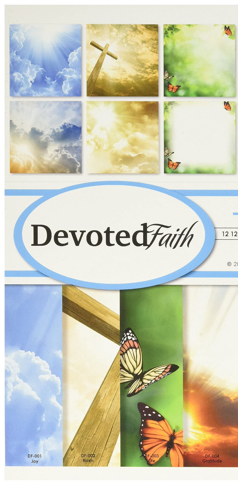 Reminisce Devoted Faith Collection Kit, Multicolor, 12" by 12", DF-200 - NewNest Australia