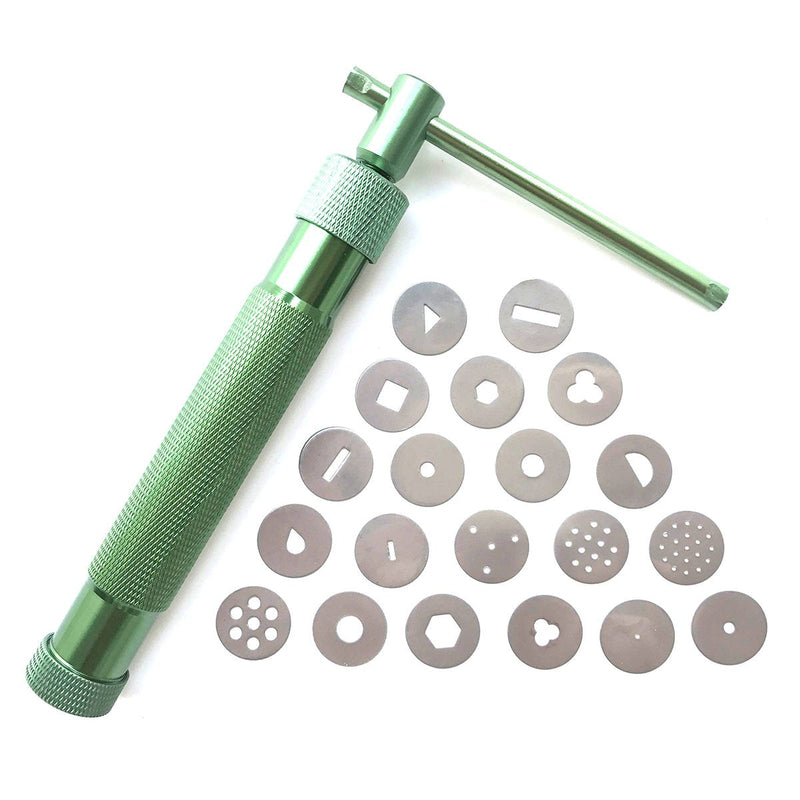 HEVERP Stainless Steel Clay Extruder Sugar Paste Extruder Cake Fondant Decorating Tool Set - NewNest Australia