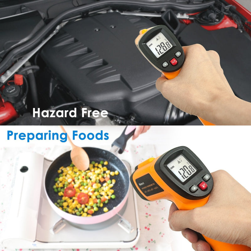 Helect (NOT for Human) Infrared Thermometer, Non-Contact Digital Laser Temperature Gun -58°F to 1022°F (-50°C to 550°C) with LCD Display - NewNest Australia