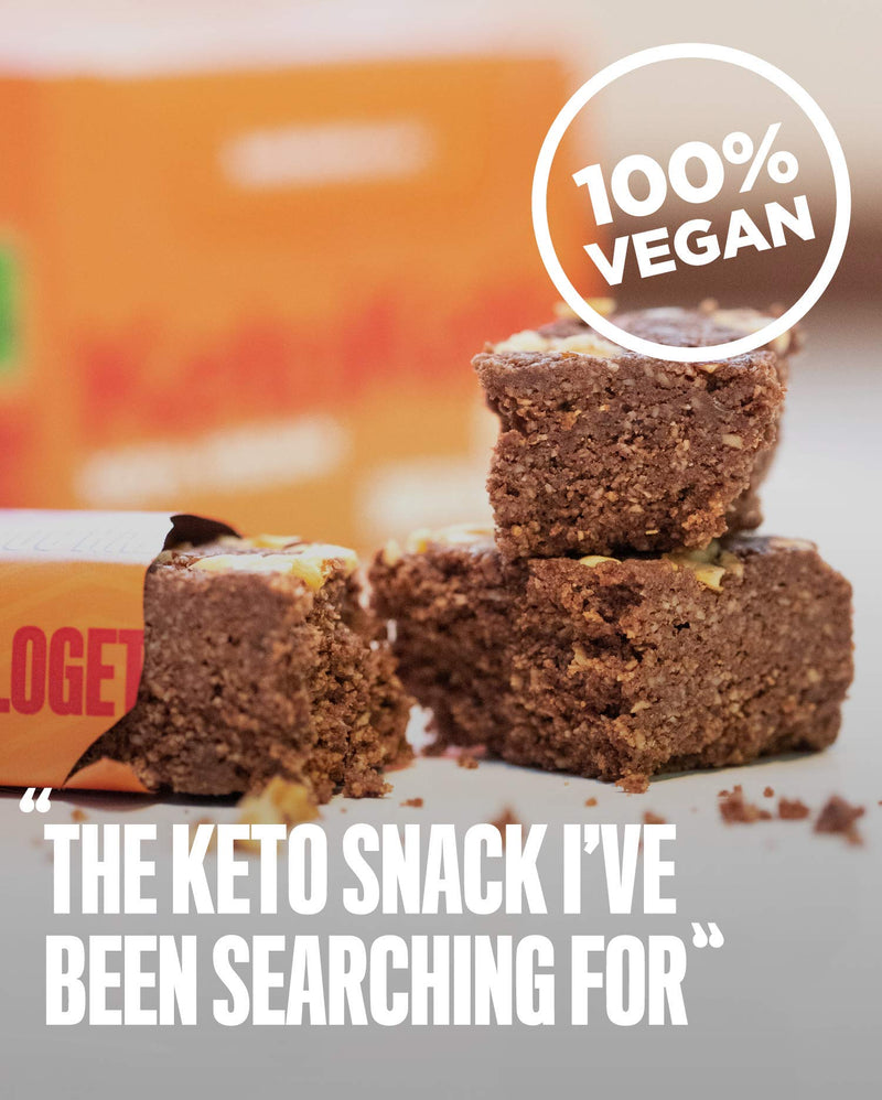 Keto Keto Bars 12 x 50g Keto Snacks Weight Loss | Keto Diet, Sugar Free Snack, Meal Replacement Bar | Healthy Snacks, Low Carb Food | Low Calorie, Vegan Food, Breakfast Bar (Cocoa Hazelnut) Chocolate Hazelnut - NewNest Australia