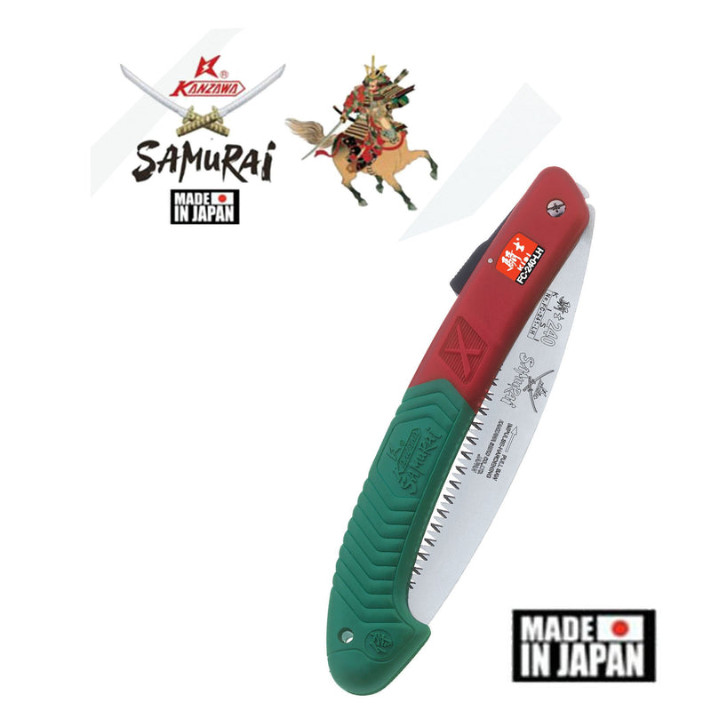 Samurai KISI FC-240-LH / 9 1/2" (24cm) Folding Curved Blade Saw Made in Japan - NewNest Australia