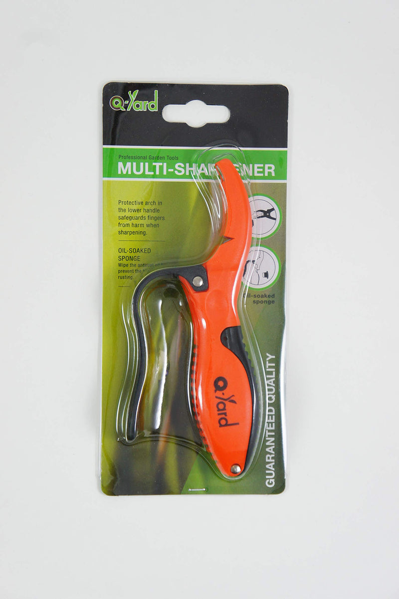 Q-yard QY-007A Handheld Multi-Sharpener for Pruning Shears, Garden Hand Pruner Sharpener - NewNest Australia