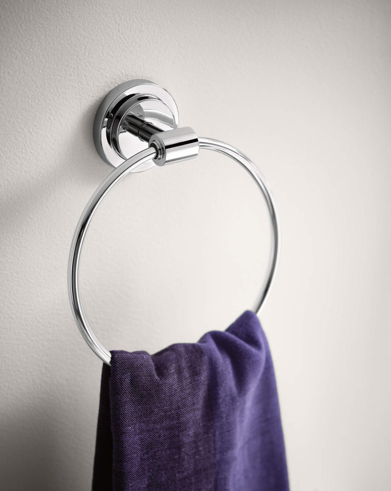 Moen DN0786CH Iso Bathroom Hand Towel Ring, Chrome - NewNest Australia