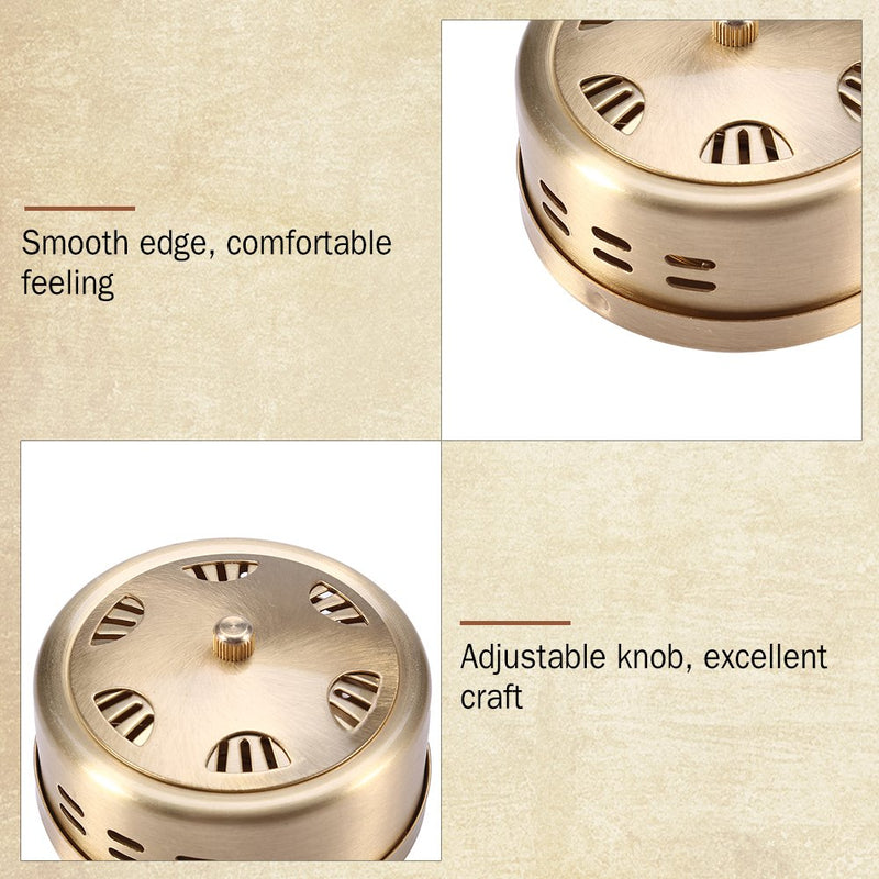 Copper Moxibustion Box, 3 Gears Adjustable Temperature Control Moxa Heat Tank Help Improve State, for the Elderly and Sedentary - NewNest Australia