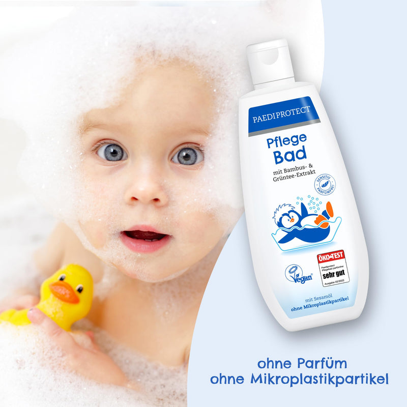 Paediprotect Care Bath Baby & Children Bath Additive 250 Ml, Without Perfume And Microplastics, Skin-Friendly Foam Bath Nourishes And Cleanses The Skin, Provides Moisture And Protection, Washing Gel As A Relaxing Bath - NewNest Australia