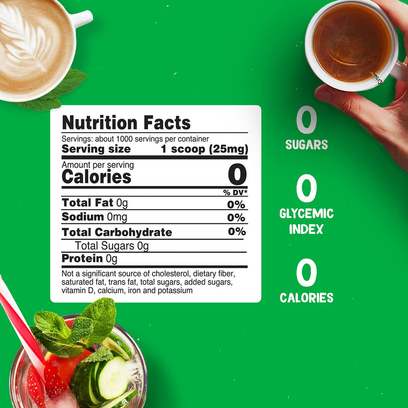 Pyure Organic Stevia Sweetener Extract Powder- 100% Stevia Leaf Extract, No Fillers, 300x Sweeter Than Sugar, 1,000 Servings - NewNest Australia