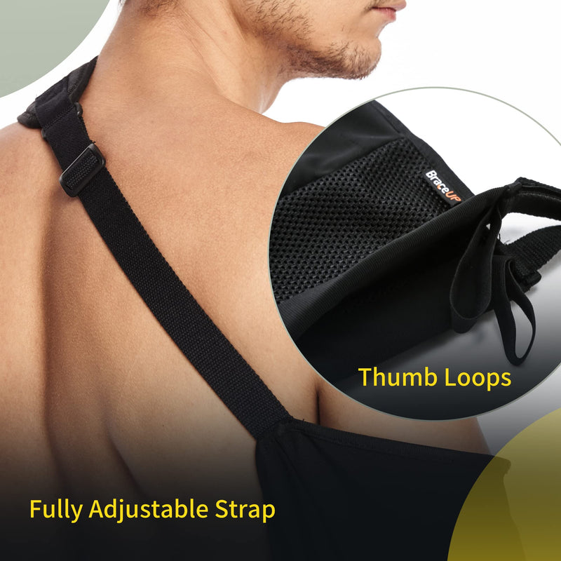 BraceUP Arm Sling for Shoulder Injury for Women and Men - Rotator Cuff Torn, Wrist and Elbow Surgery with Adjustable Padded Arm Support Straps - NewNest Australia