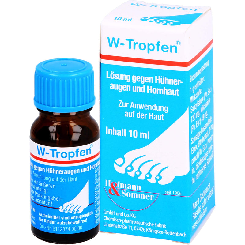 W-DROP solution against corns and calluses 10 ml - NewNest Australia