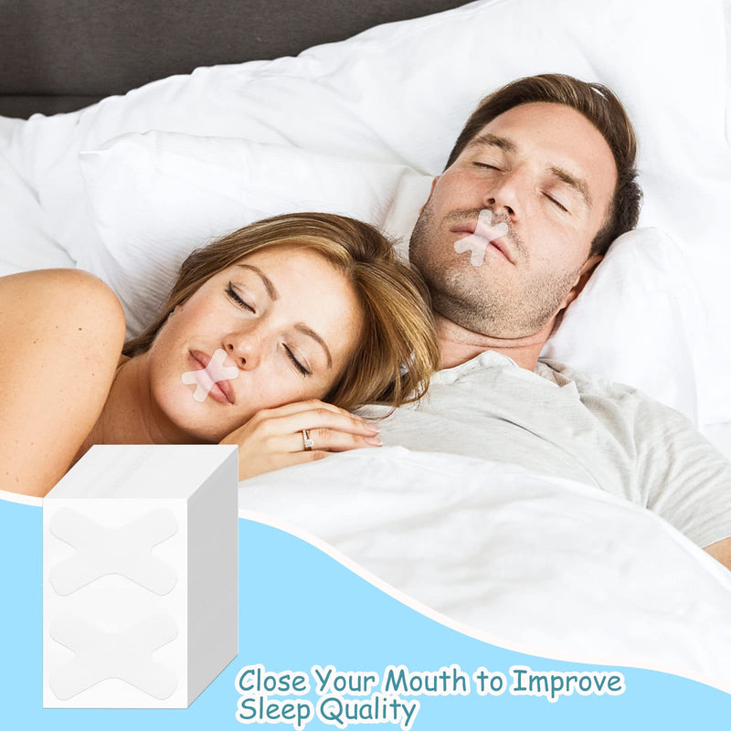 120Pcs Sleep Mouth Tape for Sleeping, Sleep Strips Mouth Tape for Snoring Nasal Breathing, Sleep Tape Anti Mouth Breathing Tape for Better Nose Breathing Snoring Relief, Less Snoring Devices - NewNest Australia
