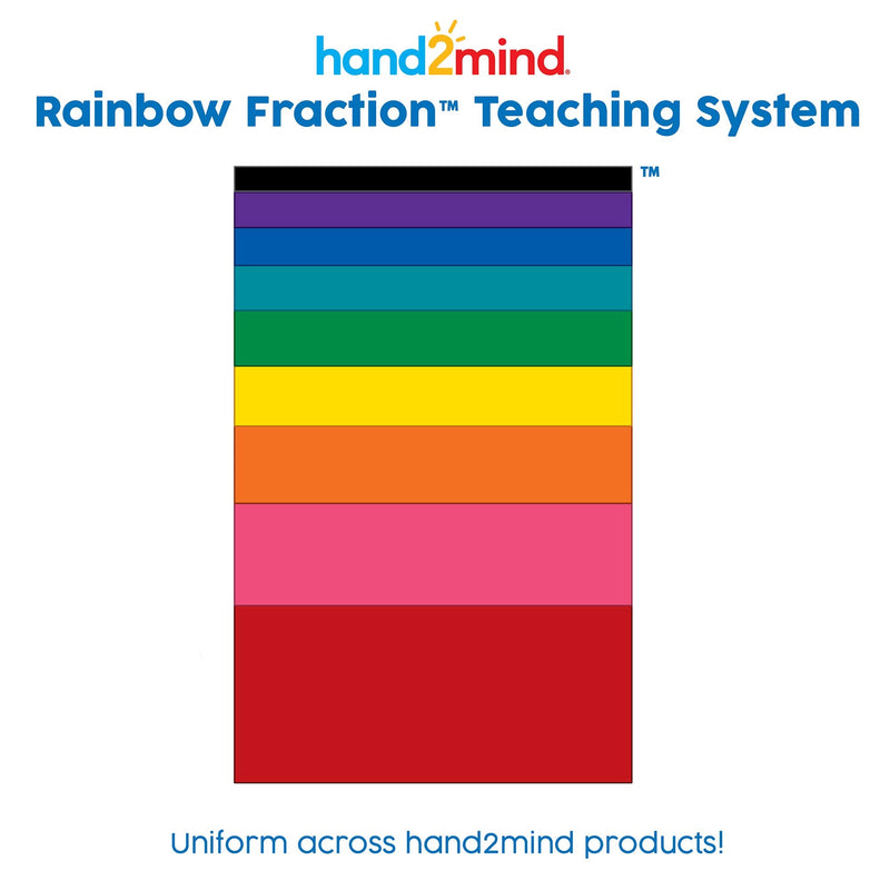 hand2mind Rainbow Fraction Tower Cubes, Montessori Math Materials, Fraction Manipulatives, Unit Fraction, Fraction Cubes, Math Manipulatives for Elementary School, Homeschool Supplies (Set of 51) - NewNest Australia