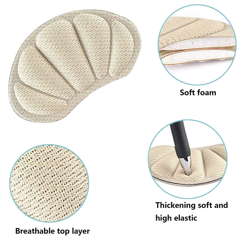3 Pairs Heel Pads,Heel Grips Shoe Pads,Heel Cushion Inserts,Heel Cushion Pads,Self Adhesive Heel Cushion,Anti-Slip Heel Pads,for Loose Shoes Women Men Sneakers High Heels Sneakers Leather Shoes - NewNest Australia