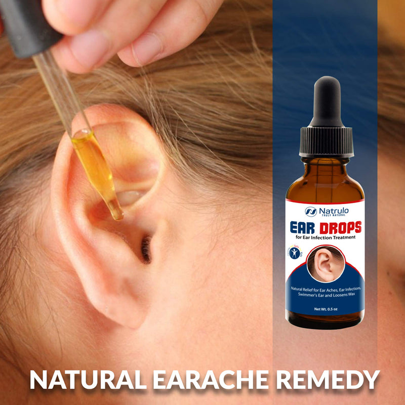 Natural Ear Drops for Ear Infection Treatment – Organic Ear Drops for Adult, Kids, Baby, Dog & Pets – Relieves Ear Aches, Itchy Ears, Infections, Swimmer's Ear, & Loosens Wax – Kids Safe, Made in USA - NewNest Australia