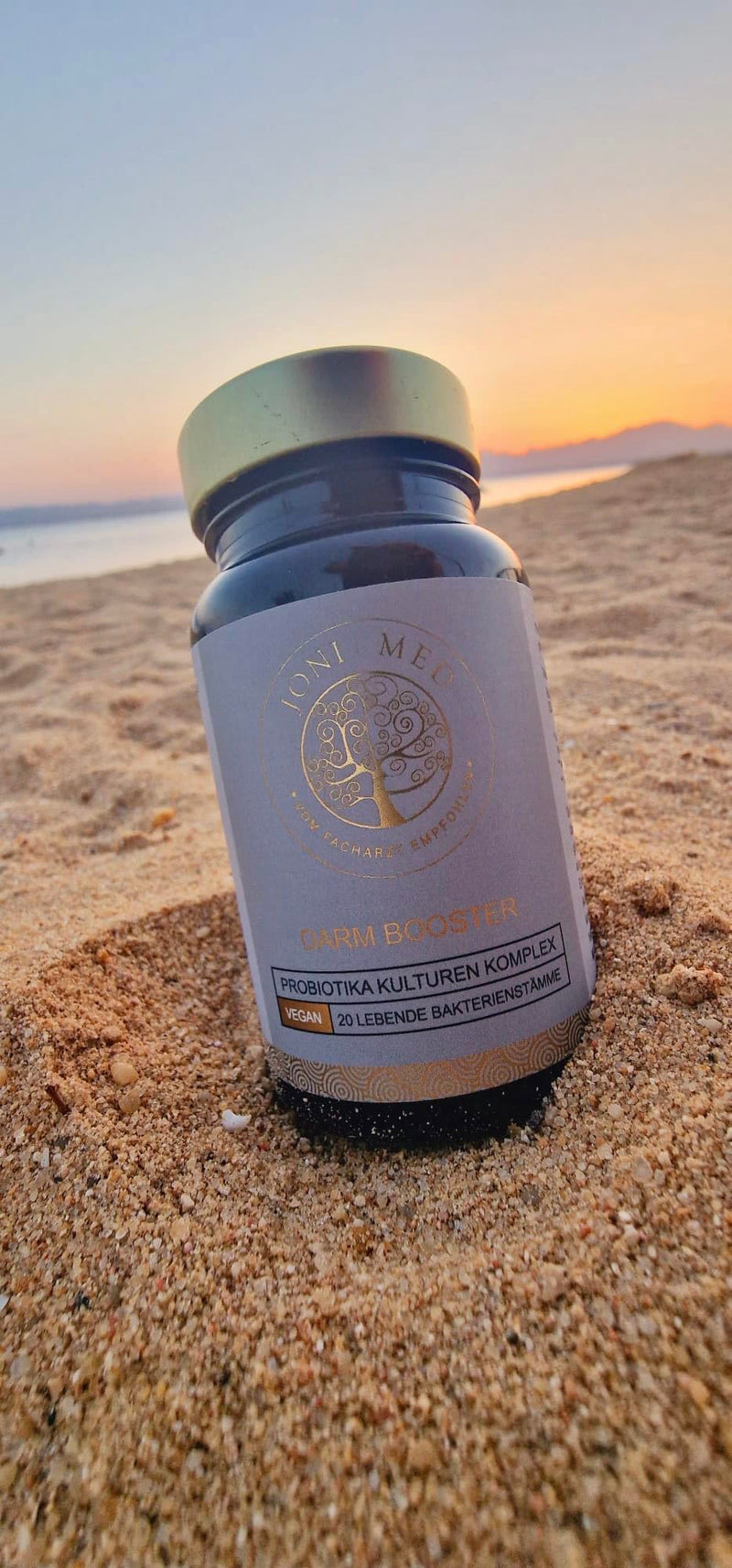 Jonimed - Gut Kulturen Probiotic - 20 High Dose Bacteria Strains With Acacia Fiber, Without Inulin - 90 Vegan/Gastric Juice-Resistant Capsules - Intestinal Booster Made In Germany - NewNest Australia