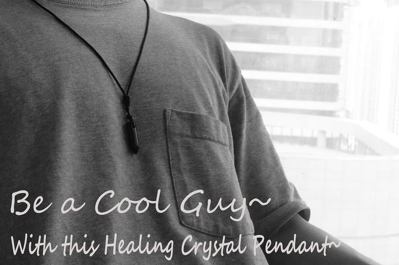 XIANNVXI Healing Crystal Necklace for Men Women Crystal Pendant Hexagonal Point Pendant Necklace Natural Gemstone Adjustable Rope Reiki Jewellery Necklace A - Amethyst - NewNest Australia