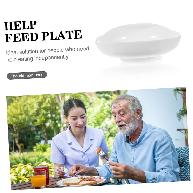 Yardwe Anti-spill Tray for The Elderly Silicone Suction Bowl Suction Cup Bowls for Silicone Utensil Rest Adaptive Plate Adaptive Bowls for Elderly High-low Adaptive Bowl Elder Bowl - NewNest Australia