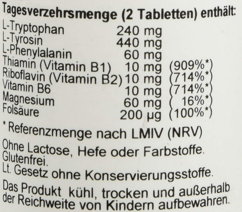 Neuro L Tryptophan Pack of 120 Tablets - NewNest Australia