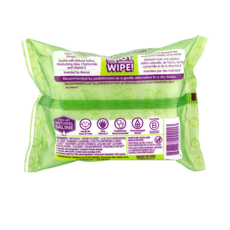 Boogie Wipes Gentle Wet Wipes for Baby and Kids, Face, Hand, Body & Nose, HSA/FSA Eligible, Made with Vitamin E, Aloe, Chamomile and Natural Saline, Fresh Scent, 30 Count, Pack of 3 - NewNest Australia