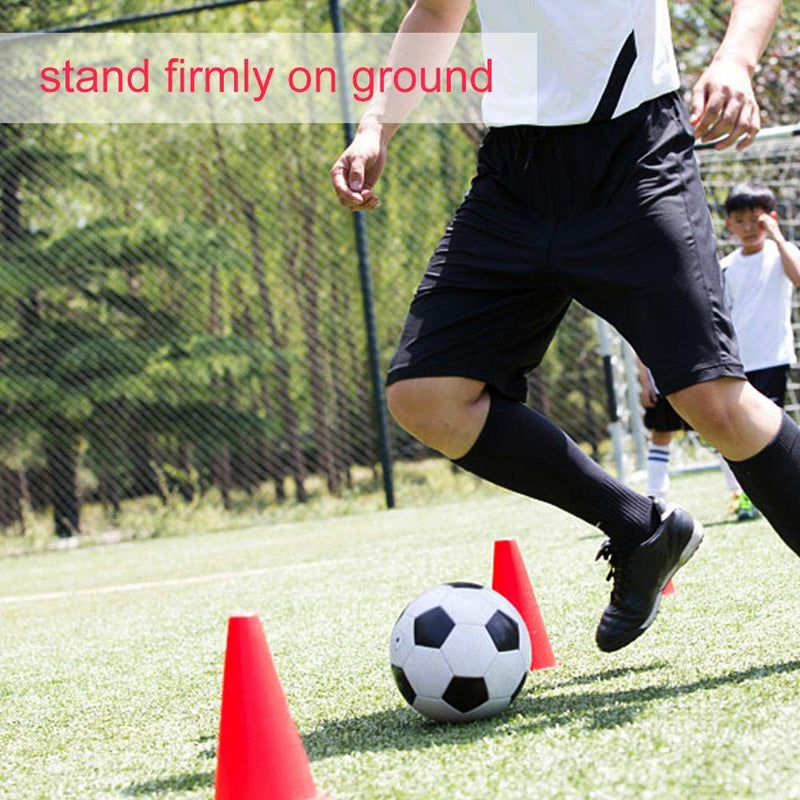 Alomejor 10pcs Football Cones Training Traffic Cones for Training Football Red - NewNest Australia