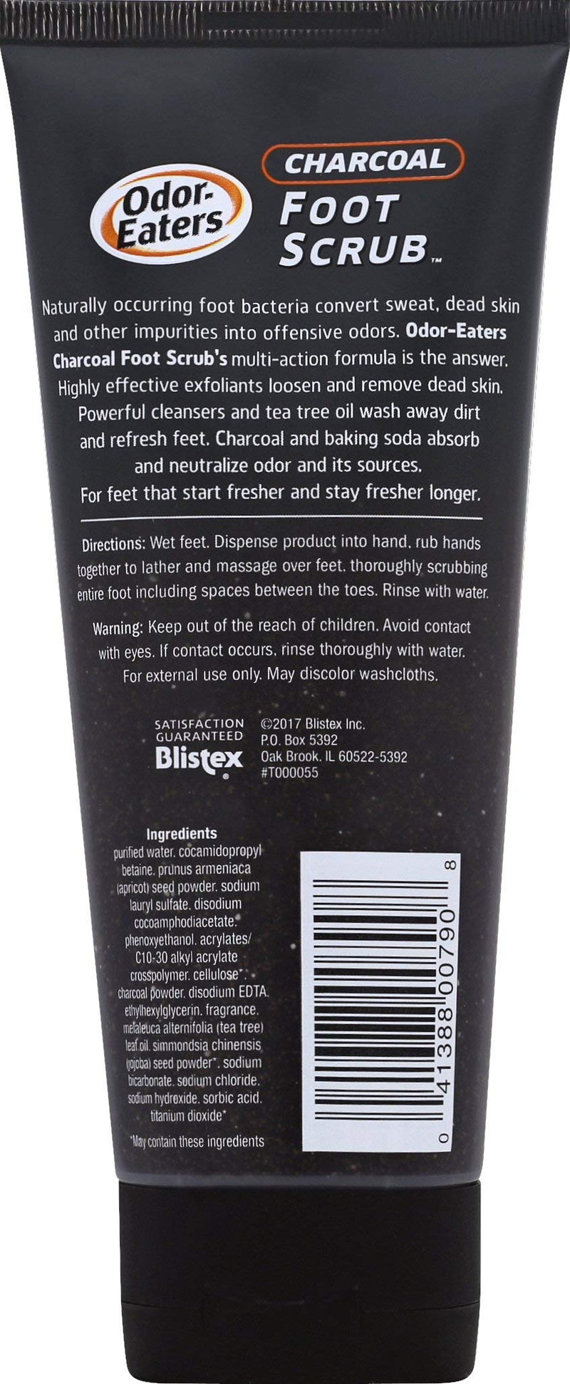 Odor-Eaters Odor Eaters Foot Scrub, Charcoal, 6 Ounce - NewNest Australia