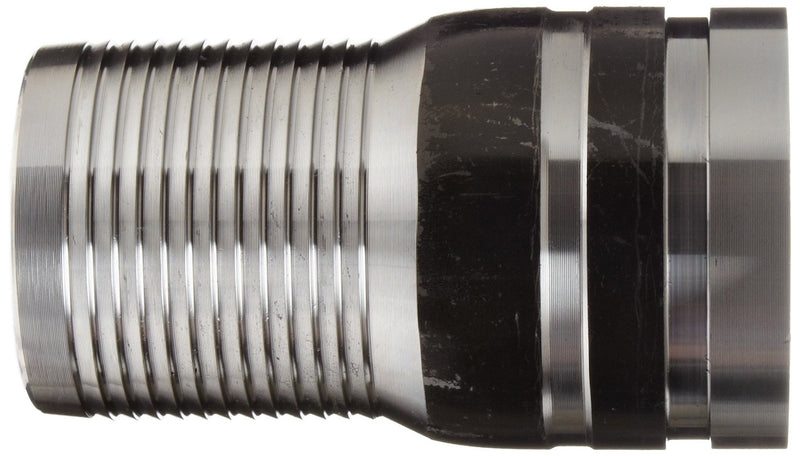 Dixon STV25 Unplated Steel Shank/Water Fitting, King Combination Nipple with Grooved End, 2" Hose ID Barbed - NewNest Australia