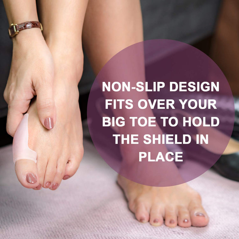 Promifun Toe Separator Hallux, pack of 10 Bunion protection for big toes, Bunion pad, relieves foot pain caused by friction, rubbing and pressure - NewNest Australia