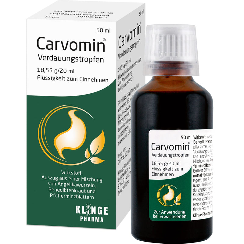 Carvomin digestive drops, 50 ml solution - NewNest Australia