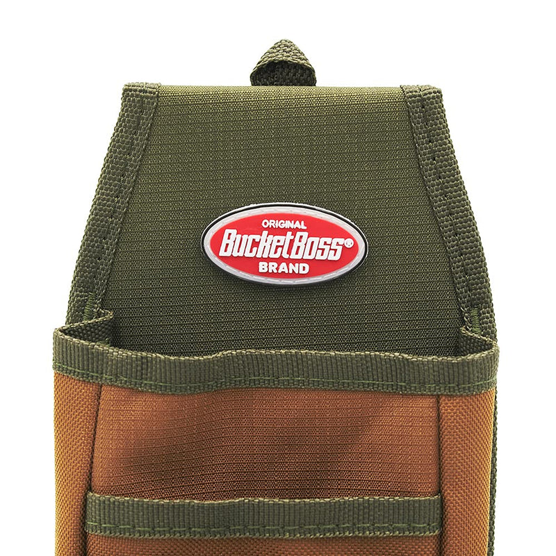 Bucket Boss - Utility Pouch with FlapFit, Pouches - Original Series (54170), Brown 600 Denier Polyester - NewNest Australia