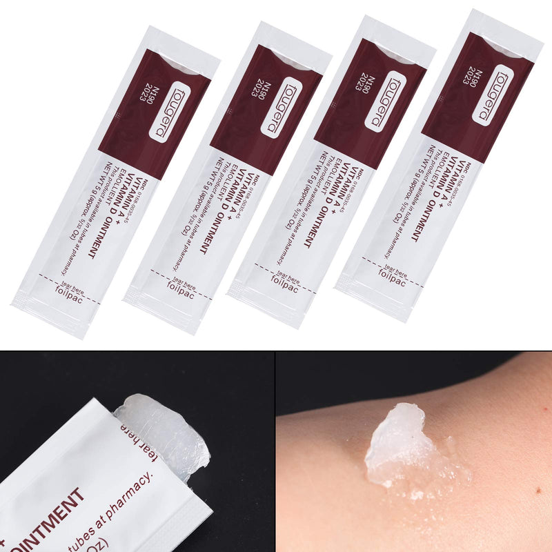 Tattoo Scar Repair Gel, 50Pcs Microblading Aftercare Ointment Vitamin A&D Anti-Inflammatory Anti Scar Tattoo Aftercare Cream for Makeup Microblading and Tattoo Healing Art Tattoo Supplies 50 Count (Pack of 1) - NewNest Australia
