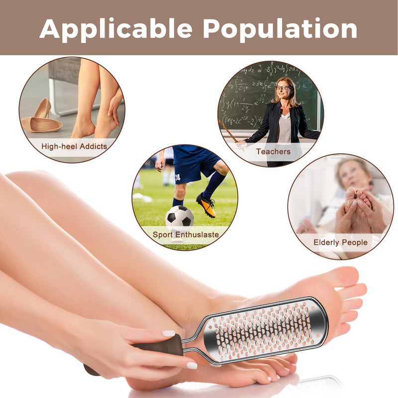Easkep Callus Remover, Callus Rasp, Foot - Callus File, Callus Removal, Stainless Steel Callus File For Callus Remover, Strong Callus Dead Skin, Foot Scraper (Silver) - NewNest Australia