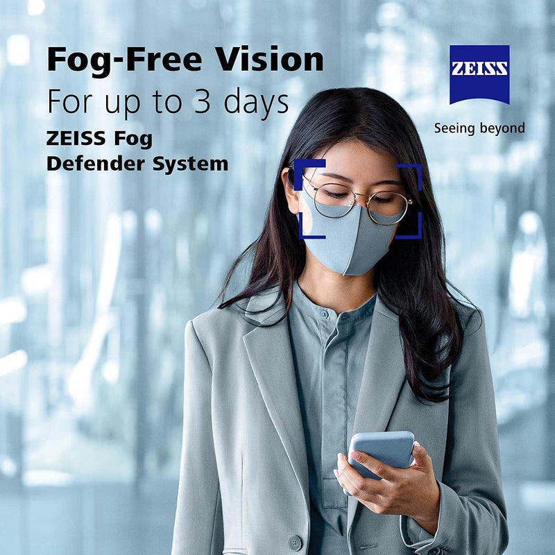 ZEISS Fog Defender System Anti-Fog Spray for Glasses – 1 Spray Bottle and 1 Microfiber Cloth 1 Pack - NewNest Australia