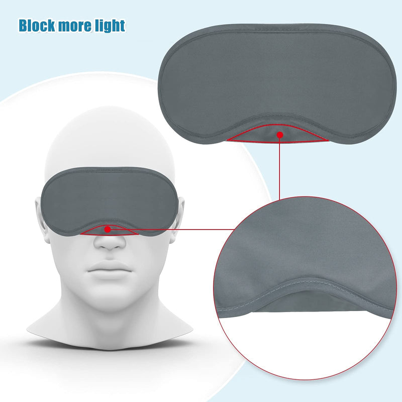 Dreamtop 15 Pack Multicolor Eye Shade Cover Eye Mask Sleeping Blindfold with Nose Pad Colour Blindfold Travel Eye Blinder Sleeping Eye Cover for Travel Sleep Women Men Kids, 15 Colors - NewNest Australia