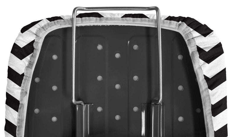 EPICA Silicone Coated Ironing Board Cover- Resists Scorching and Staining - 15" x54 (Chevron: Black and White) Chevron: Black and White - NewNest Australia