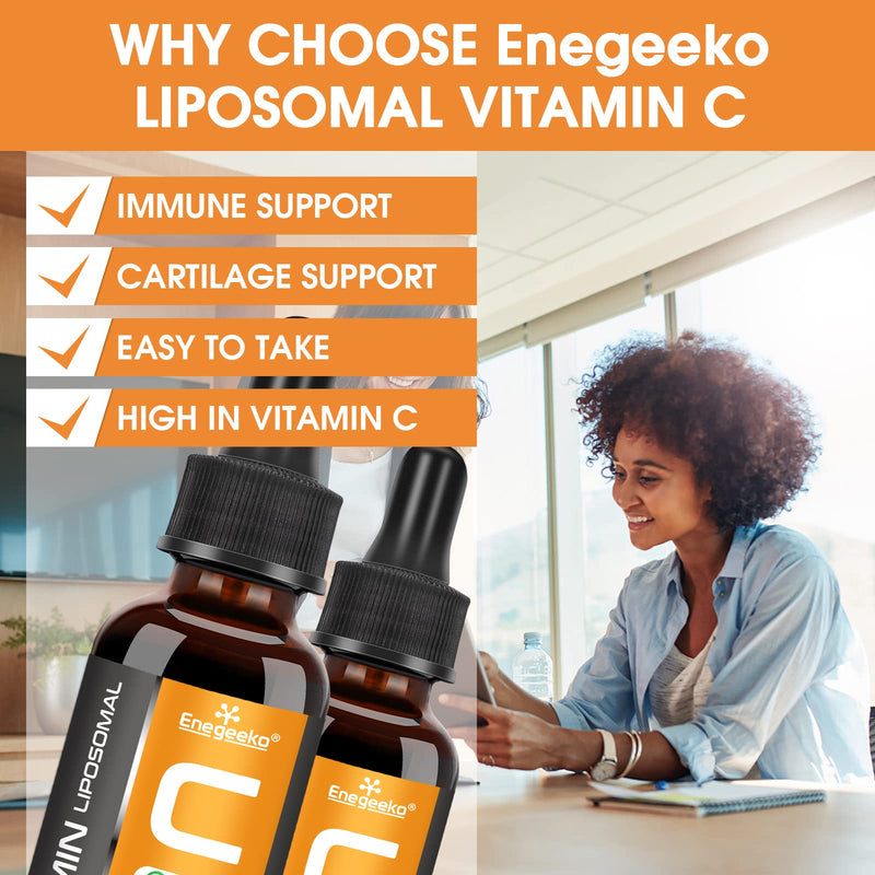 Liposomal vitamin C 2000 mg with Quali®-C | Non GMO | Vegan friendly | pH-neutral & stomach-friendly | Vegan, drops (60 ml (pack of 1)) 60 ml (pack of 1) - NewNest Australia