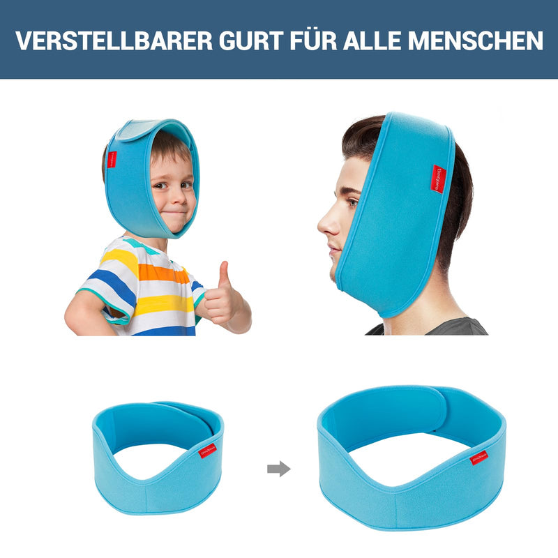 Comfytemp Cooling Pads Facial Gel Wisdom Teeth Hands Free Cooling Packs Migraine Cooling Mask TMJ Pain Relief and Pain After Facial Surgery Elimination of Facial Edema Toothache 85cm*12.5cm - NewNest Australia