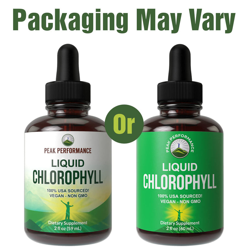 Chlorophyll Liquid Drops - Vegan, Non-GMO, Gluten Free Liquid Chlorophyll Drops for Water. Supplement for Energy, Skin Care, Immune + Digestive Support, Natural Deodorant. All Natural USA Sourced - NewNest Australia