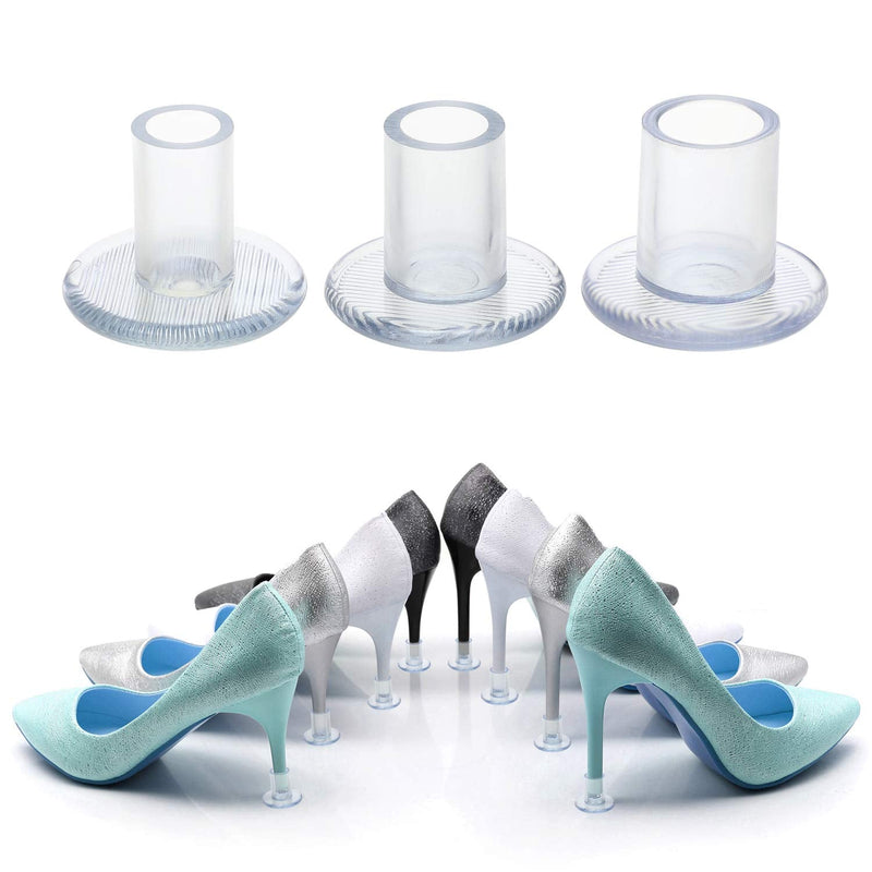 OOTSR (6 Pairs) High Heel Protectors, 3 Sizes Shoe Heel Savers for Weddings & Outdoor Events Protecting Shoe Heels, Stop Sinking at Grass/Gravel/Bricks and Cracks - NewNest Australia