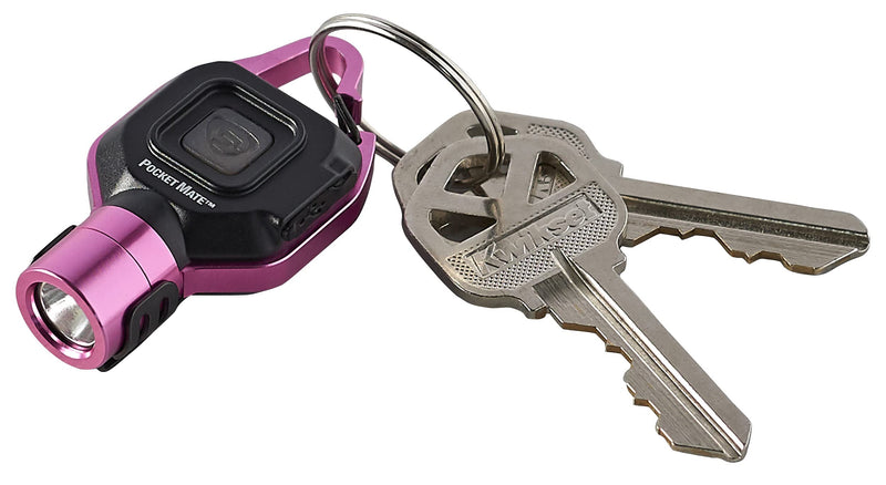 Streamlight 73303 325 Lumen Pocket Mate Keychain/Clip-on USB Rechargeable Flashlight, Pink - NewNest Australia