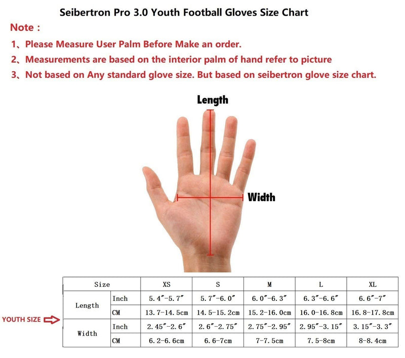 Seibertron Pro 3.0 Twelve Constellations Elite Ultra-Stick Sports Receiver Glove Football Gloves Youth Yellow XS Youth - NewNest Australia