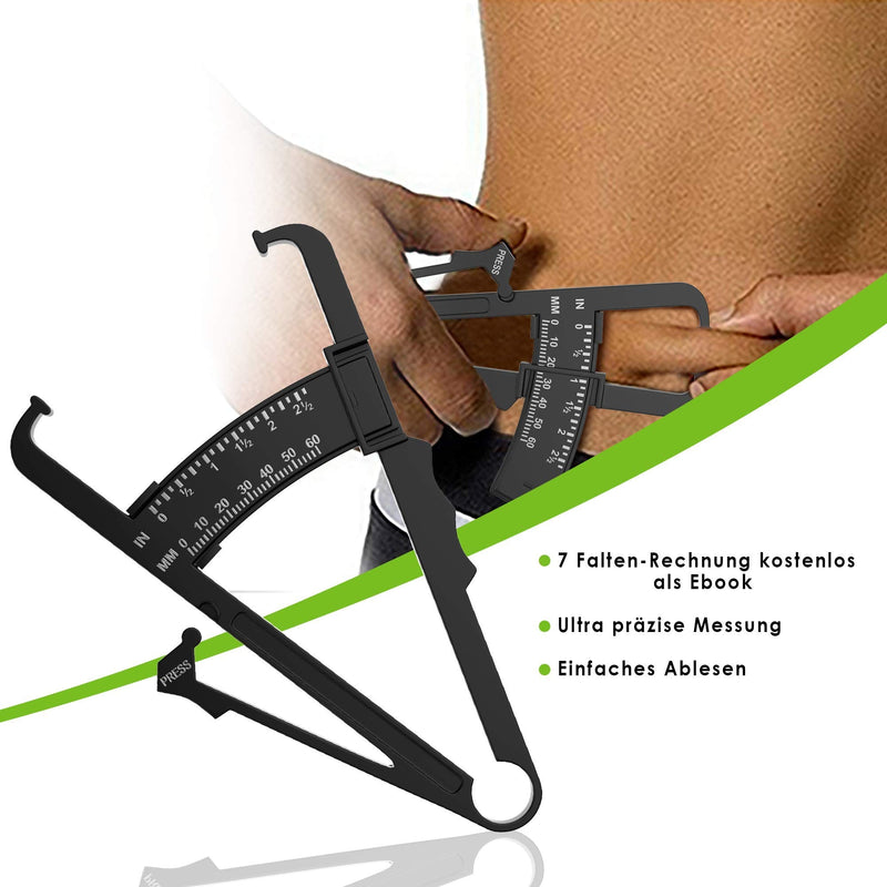 ALPHASKIN® Premium Caliper Body Fat Tongs - Improved Concept 2020 I Body Fat Tongs Set of 2 I Body Fat Measuring Device I Measure Body Fat I Fat Measuring Tongs I Body Fat Caliper I Fat Tongs - NewNest Australia