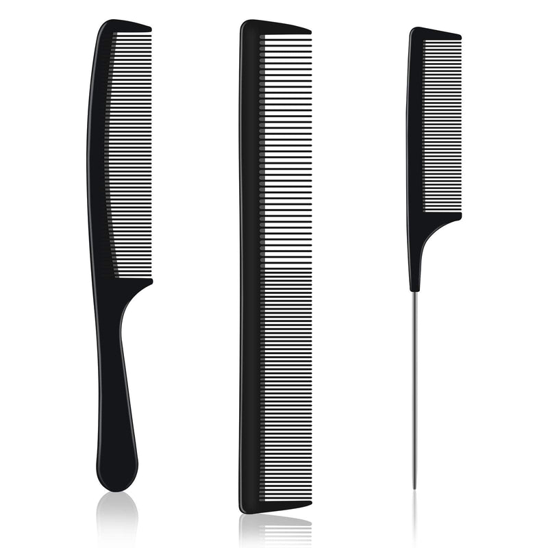 URAQT Hairdressing Combs Set, 3pcs Hair Combs Hair Brushes, Pin Tail Comb, Anti Static Fine Tooth Cutting Comb Professional Salon Styling Comb Fine Tooth Comb Set - NewNest Australia