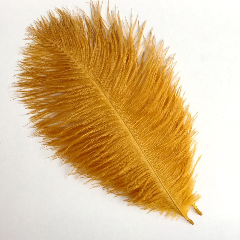 Sowder 6-8inch(15-20cm) Feathers Plume for Wedding Centerpieces Home Decoration Pack of 10pcs(Golden) 6-8 inch Galden - NewNest Australia