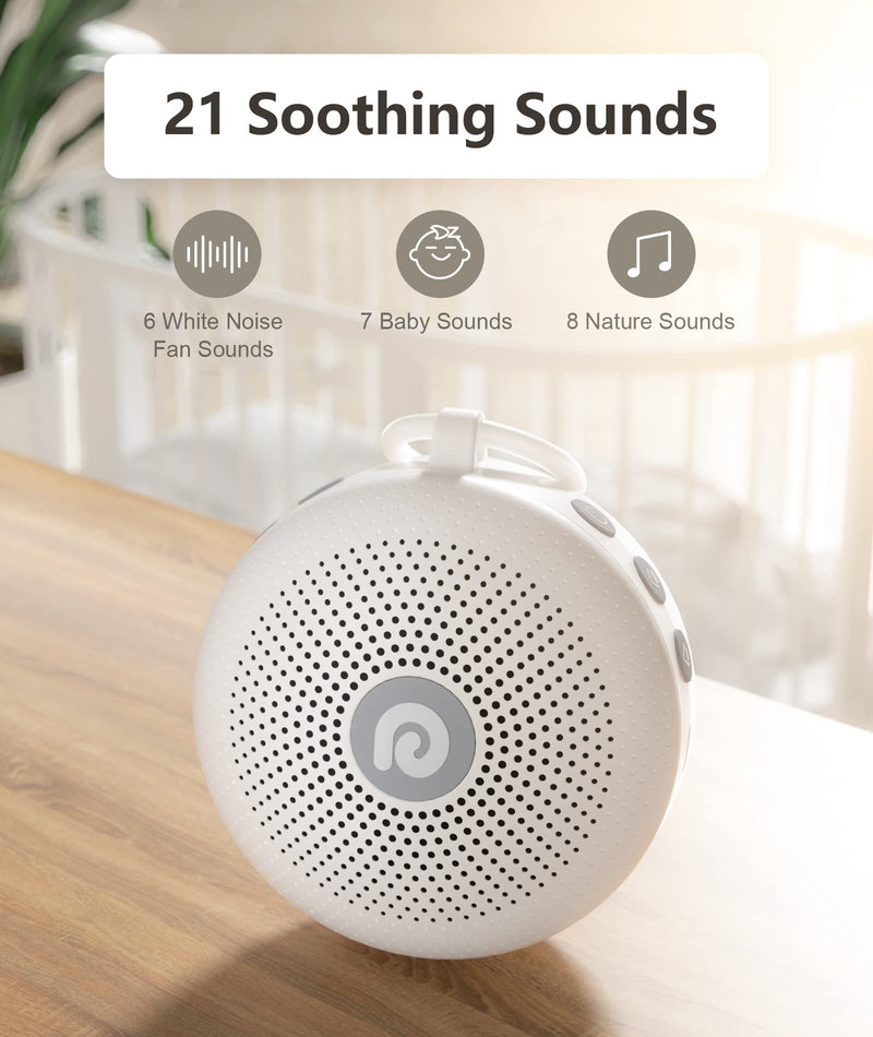 Dreamegg White Noise Machine - D11Max Sleep Aid Babies Adults, Portable White Noise Machine Baby Usb, White Noise Sound Machine With Super Battery, 21 Soothing Sounds, Sound Machine Adult - NewNest Australia