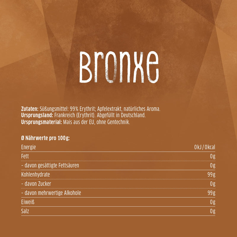 Xucker Bronxe Erythritol 1Kg Can - Calorie-Free Brown Sugar Replacement As A Vegan & Tooth-Friendly Cane Sugar Alternative I Erythritol Without Stevia I Sugar-Free Sweetener - NewNest Australia