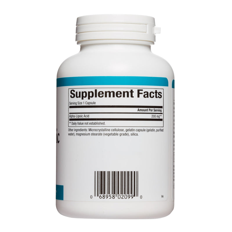 Natural Factors, Alpha-Lipoic Acid 200 mg, Antioxidant Support to Help Maintain Glucose Levels Already in a Normal Range, 120 Capsules (120 Servings) - NewNest Australia