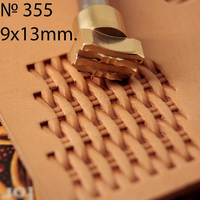 Basket Weave Leather Stamp Tool Stamps Stamping Carving Punches Tools Craft Leathercrafting - NewNest Australia