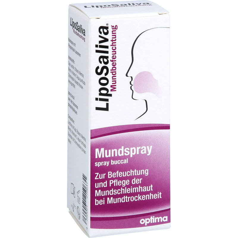 LipoSaliva mouth moistening, mouth spray for moistening and caring for the oral mucosa in case of dry mouth, 50 ml solution - NewNest Australia