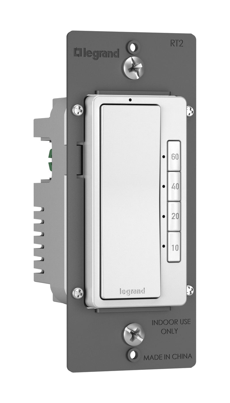 Legrand radiant Digital Light Switch Countdown Timer, Decorator Rocker Wall Switch, 4-Button, RT2WCCV4 - NewNest Australia