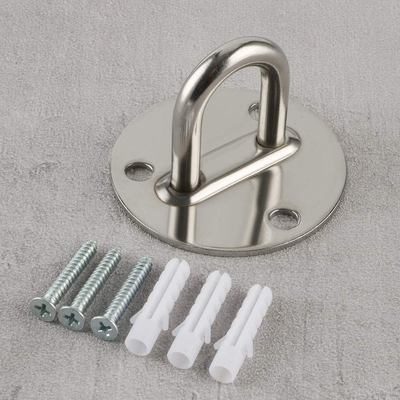 NewNest Australia - Alise Stainless Steel Ceiling Hooks Hammock Swing Hook Hanger Heavy Duty Eyebolt Hanging Kit,DD004-4P 4 Pack 