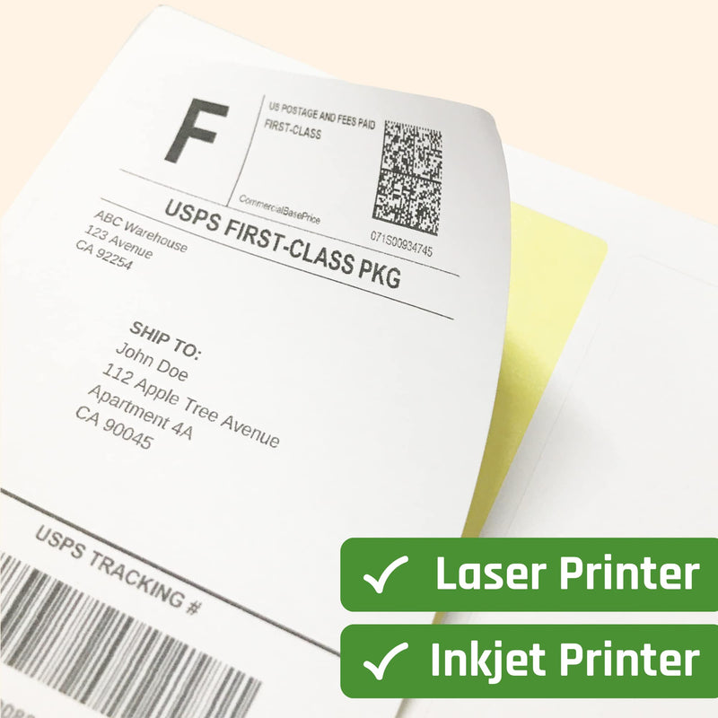 (2" x 4") 30 Sheets, Printable White Sticker Labels, Laser/Inkjet Printing - Matte, 10 per Page 2" x 4" | 30 sheets - NewNest Australia